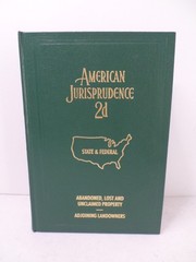 American Jurisprudence 2d 1994 State & Federal 2nd Ed Vol 1 w/ 1998 Supplement