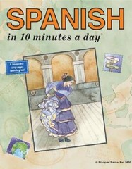 Spanish in 10 Minutes a DayÂ® (English and Spanish Edition) – Paperback – GOOD