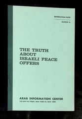 n/a / Truth About Israeli Peace Offers Information Paper Number 16 1961