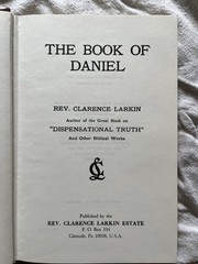 The Book of Daniel Rev. Clarence Larkin HB/DJ 1929