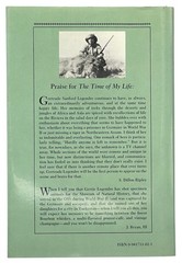 Gertrude Sanford LEGENDRE / The Time of my Life Signed 1st Edition 1987