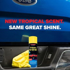 Trim Shine Restorer for Cars – Black Plastic Protectant Coating – 12 oz 6 Pack