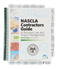 Highlighted and Tabbed – NASCLA Contractors Guide to Business Mississippi 6th