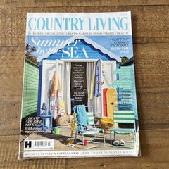 COUNTRY LIVING MAGAZINE JULY 2024 SUMMER BEACH CRAFT SLOW CORNWALL TRAVEL DECOR