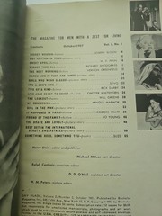 GAY BLADE MAGAZINE Oct 1957. 71 Pages.