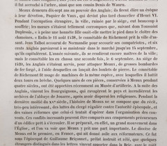 Antique History of Meaux, Champagne, France, 20 pages, Guilbert, 1845, in French