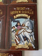 Lot of 5 The Secret of the Hidden Scrolls By M.J. Thomas Books (Good Condition)