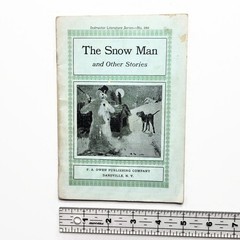 Antique 1910s The Snow Man And Other Stories: Little Match Girl, Little Thumb…