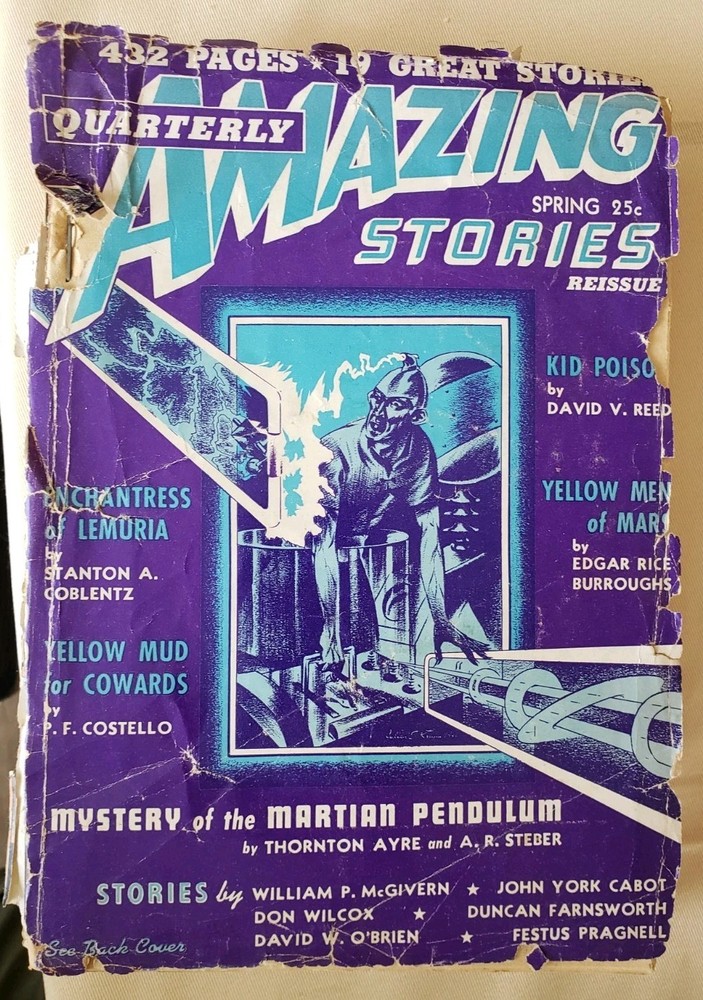Amazing Stories Quarterly Spring 1948 Pulp Sci-Fi Science Fiction 528 PAGES!!