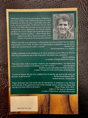 Wherever You Go, There You Are: Paperback FIRST EDITION MINT Jon Kabat-Zinn