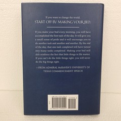 Make Your Bed William H McRaven Hardcover Book 1st Ed Motivational