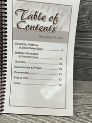 Breakfast Anytime Cookbook Recipes 2008 Softcover Spiral 123 Pages Cooking