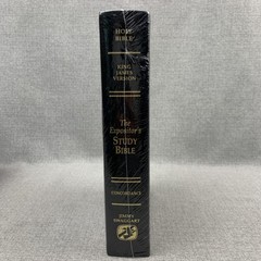 The Expositor’s Study Bible KJV by Jimmy Swaggart Large Print Black Leather NEW