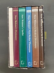 New Webster’s Dictionary Collection (6 volumes, 1,568 pages)