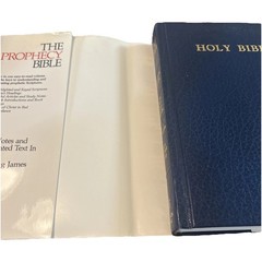 1985 Nelson The Prophecy Edition Bible 403 HCDJ Very Good