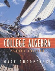 College Algebra (2nd Edition) – Hardcover By Dugopolski, Mark – GOOD