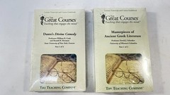Lot of 13 Great Courses: Literature & Language, Courses & Transcripts – Sealed
