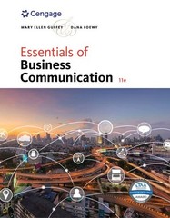 MindTap for Guffey/Loewy’s Essentials of Business Communication, 1 term Printed