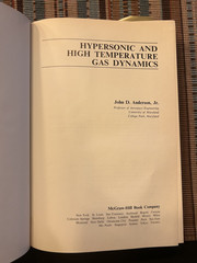 Hypersonic and High temperature Gas Dynamics – 1989 – John Anderson – Very Good