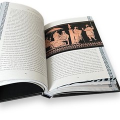 2-Book Set: THE ILLUSTRATED ILIAD & ODYSSEY by Homer Hardcover Deluxe Classics