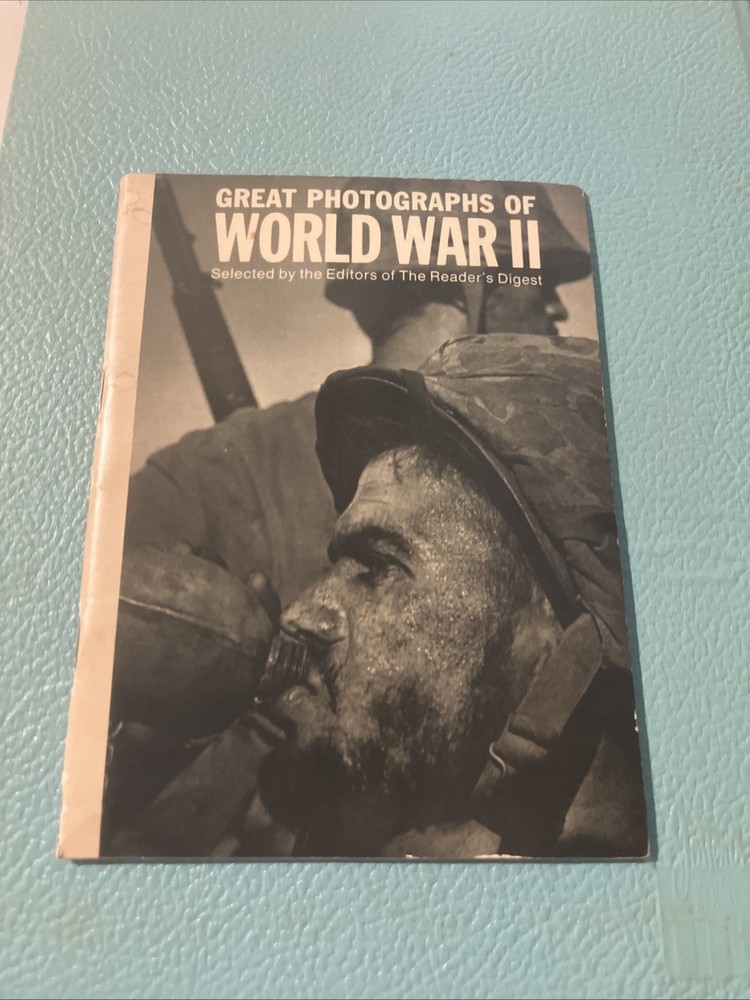 Great Photographs of World War II Pictorial 1964 Readers Digest 7″x5.25″ 32 Pgs