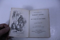 1865 Book Harlie Stories Harlie’s Letter with 2 Engravings 96 pages