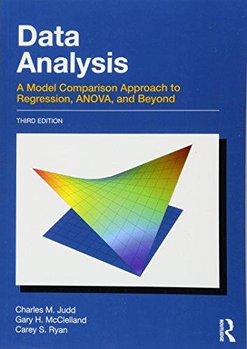 Data Analysis: A Model Comparison Approach To Regression,… – Judd, Charles M.