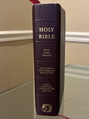 Holy Bible KJV Giant Print Concordance Red Letter Jimmy Swaggart Commentary Ed.