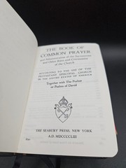 The Book of Common Prayer 1952 The Seabury Press Pocket Size Black Leather