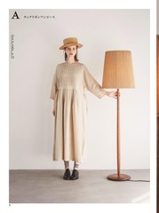 Sewing Pattern Book Linen Cotton Clothing Comfortable Daily Wardrobe Style Japan