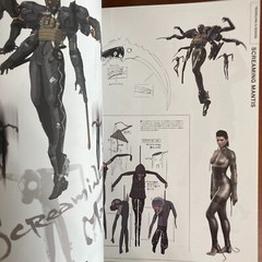 Metal Gear Solid 4 Guns of the Patriots Art Book Illustration
