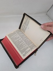 Vintage American Bible Society Holy Bible Leather Zip Zipper Maps 1961 50s 60s