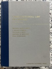 Constitutional Law in Context (2018, Hardcover)