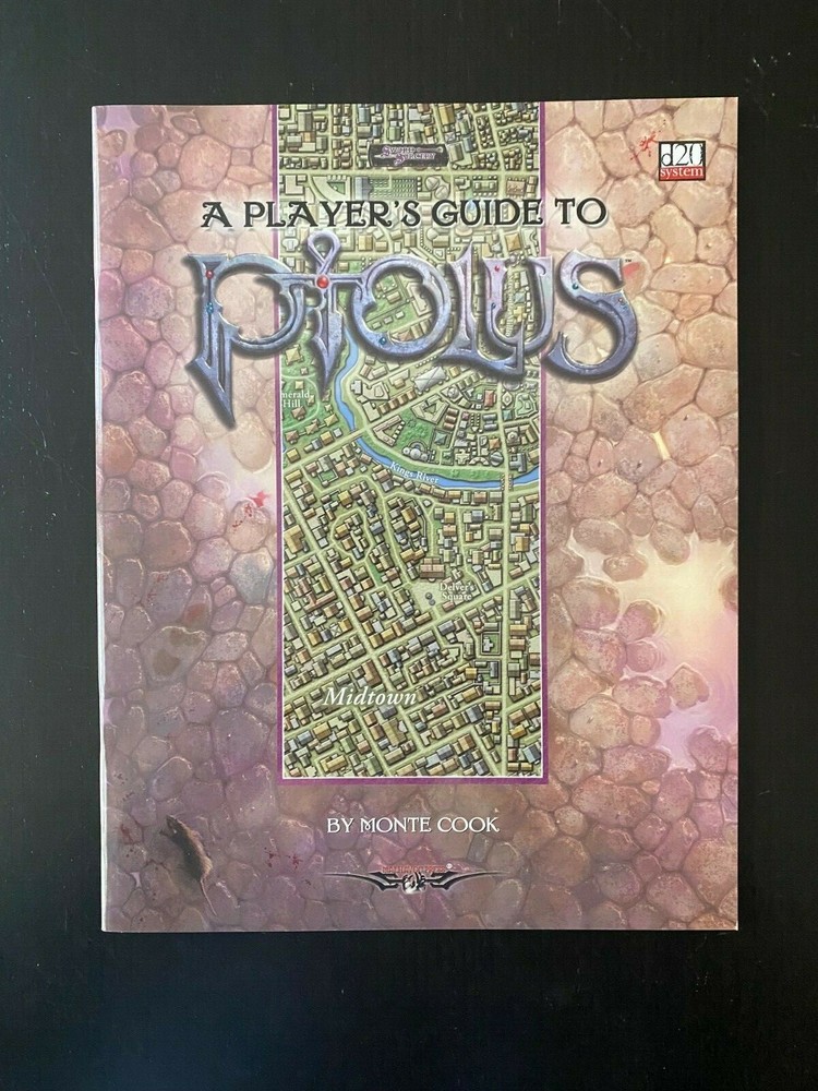 NEW! D&D D20 System Sword & Sorcery A Player’s Guide to Ptolus by Monte Cook