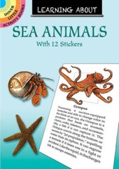 Learning About Sea Animals (Dover Little Activity Books) – Paperback – GOOD