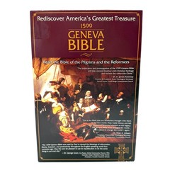 1599 Geneva Bible by Marshall Foster 2006 Bonded Leather EXCELLENT w/Disc