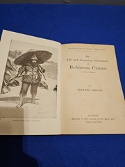 Robinson Crusoe by Daniel Defoe Antique 1910s Hardback Book (Blackie’s Library)