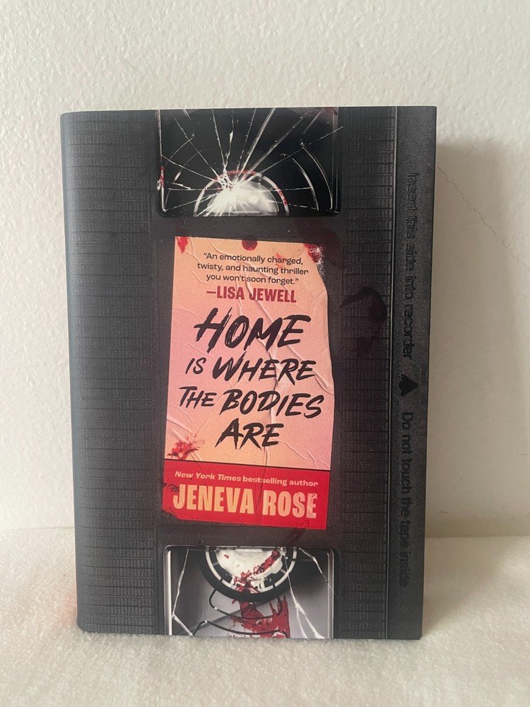 Home Is Where the Bodies Are by Jeneva Rose Hardcover Thriller Book