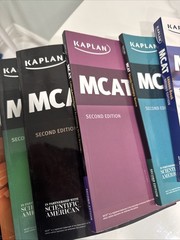 LOT SET Kaplan Publishing MCAT Complete 9 book Second Edition