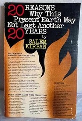 20 reasons why this present earth may – Paperback, by Salem Kirban – Very Good j