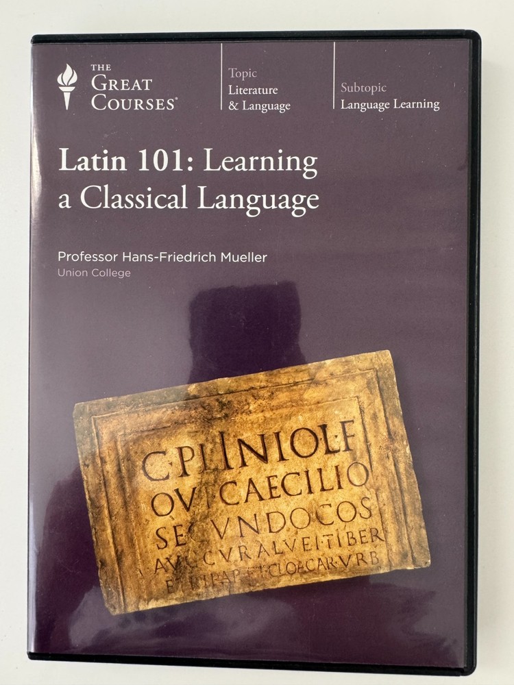 Great Courses Latin 101: Learning a Classical Language 6 DVDs No Book