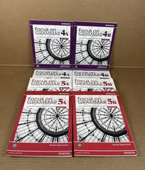Focus on Grammar 4A 4B 5A 5B Student Books & Workbooks Set 8 Pearson 4th Ed