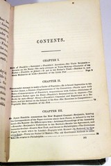 1868 LIFE OF BENJAMIN FRANKLIN: Embracing Anecdotes Illus. of His Character