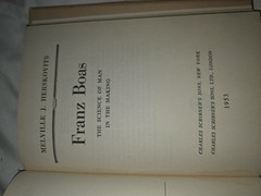 Rare 1953 “Franz Boas: The Science of Man In the Making” Herskovits 1st Edition