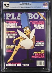 PLAYBOY MAGAZINE NOVEMBER 2009 v56 #10 MARGE SIMPSON 9.2 COLLECTORS EDITION CGC