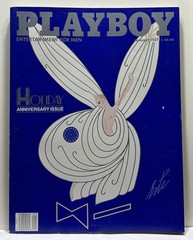 January 1987 Playboy Magazine Holiday Anniversary Issue! READ