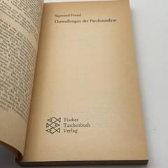 Darstellungen De Psychoanalyse Sigmund Freud Fischer Taschenbuch Verlag 1973