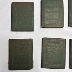 Lot of 28 Little Leather Library Books Green 1920’s Antique Vintage
