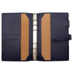 Olive Leather Bible 15mm Navy