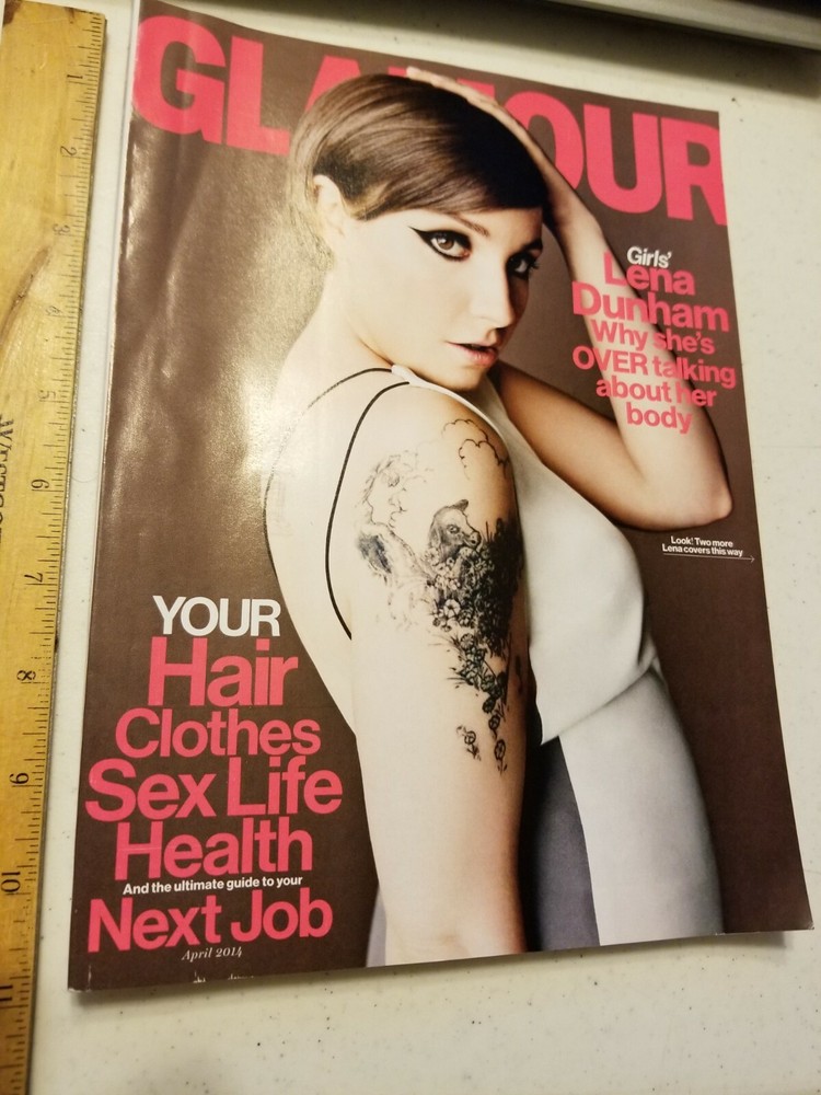Glamour Lena Dunham 3 Cover Pages RARE HTF